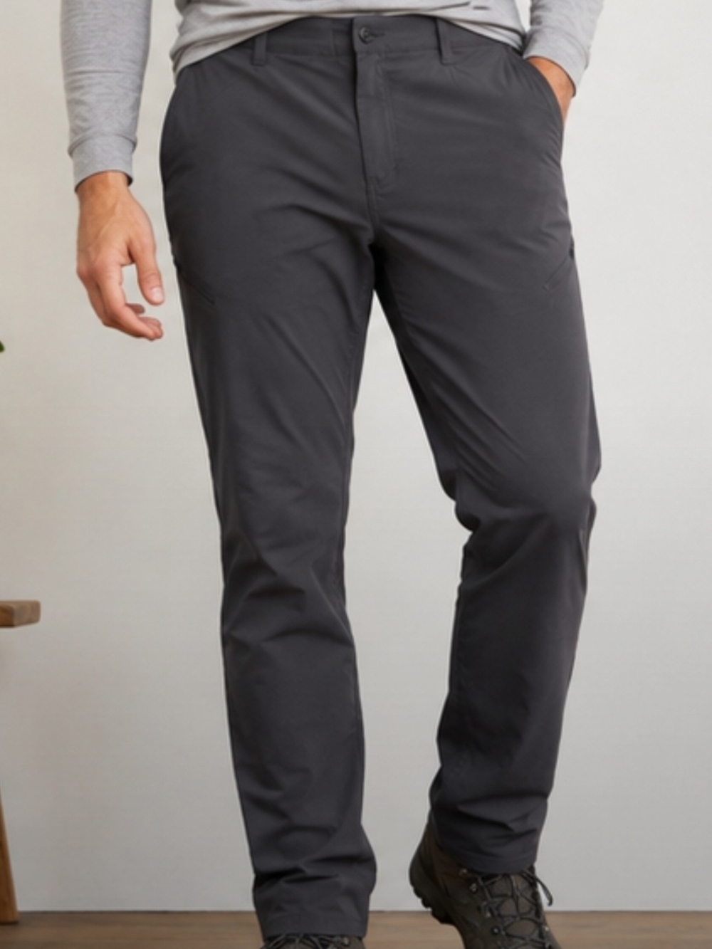 Orvis Men’s 40x32 Performance Stretch Water Repellent Outdoor Pants Gray